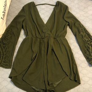 Green romper